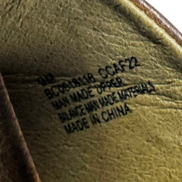 b.o.c. Women's, Cecila Clog BuckleClosure Light Weight Vegan Leather Tan Size 9 - Picture 7 of 9